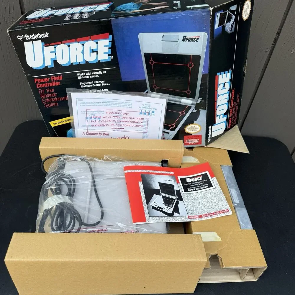 Nintendo U Force Broderbund NES Power Field Controller (1989) NEW